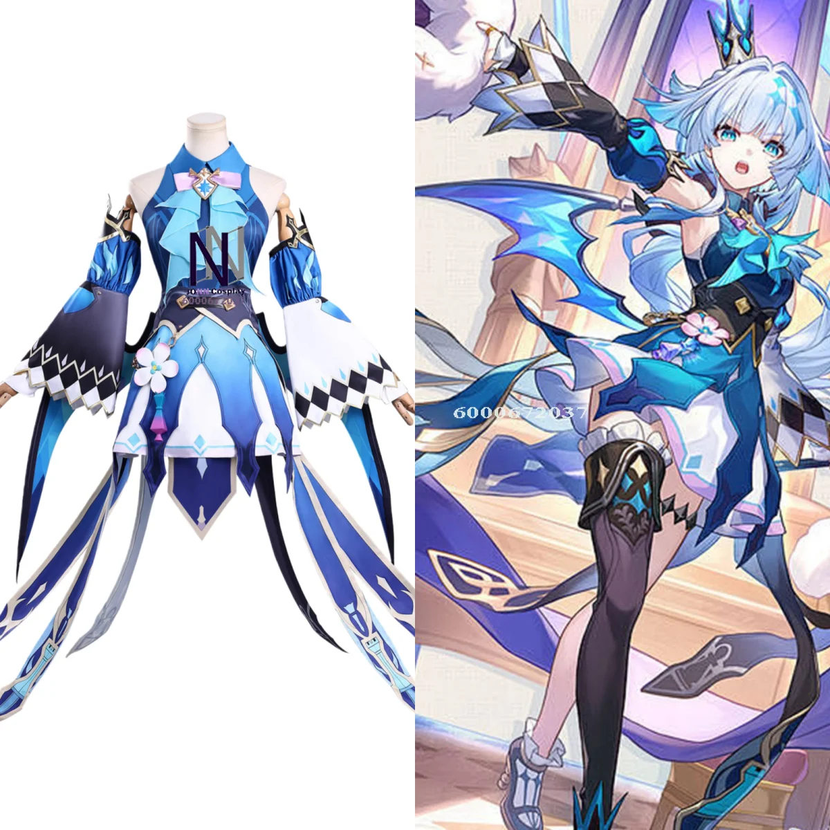 

Game Honkai: Star Rail Qlipoth Cosplay Costume Newly Anime Cerydra Sexy Dress Set Popular Roleplay Wig Comic Con Halloween Party