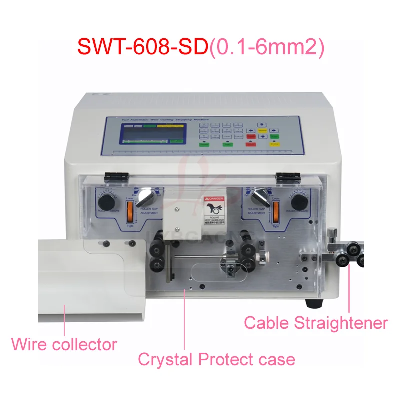 Imagem -04 - Fio Bonde Automático Que Descasca a Máquina de Corte Descascador do Cortador do Cabo Atualização Swt508 Swt608c sd e 0.18.0 Mm2 220v 110v