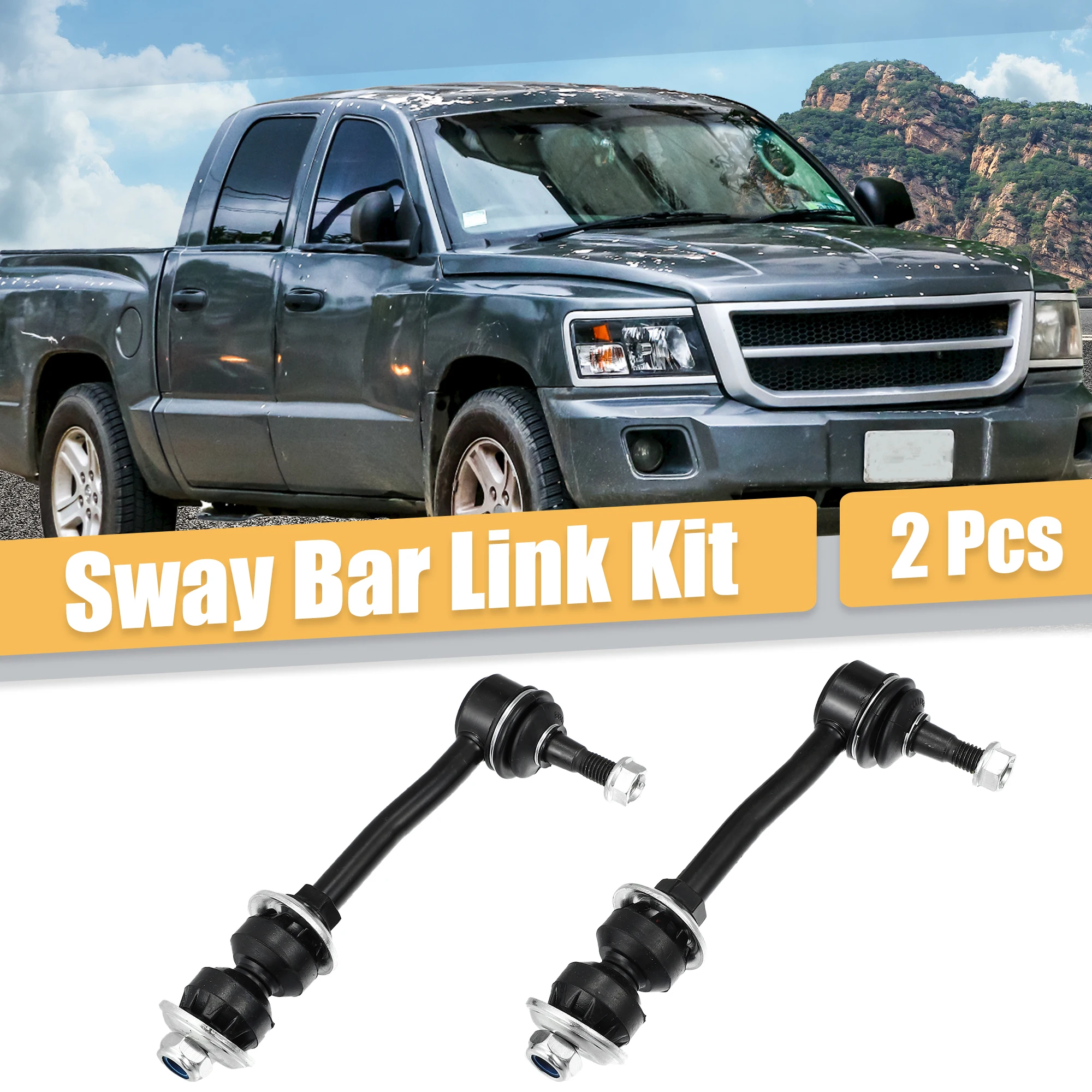 

UXCELL 2pcs Front Stabilizer Sway Bar Links K7274 for Dodge Dakota Durango 99-03 2WD