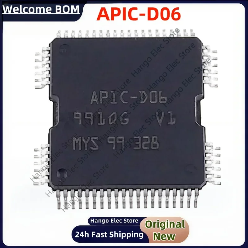 

5PCS/Lot Original APIC-D06 APIC D06 Computer Injector Control Driver Module Chip IC QFP64 For Renault Koleos Automotive Engine