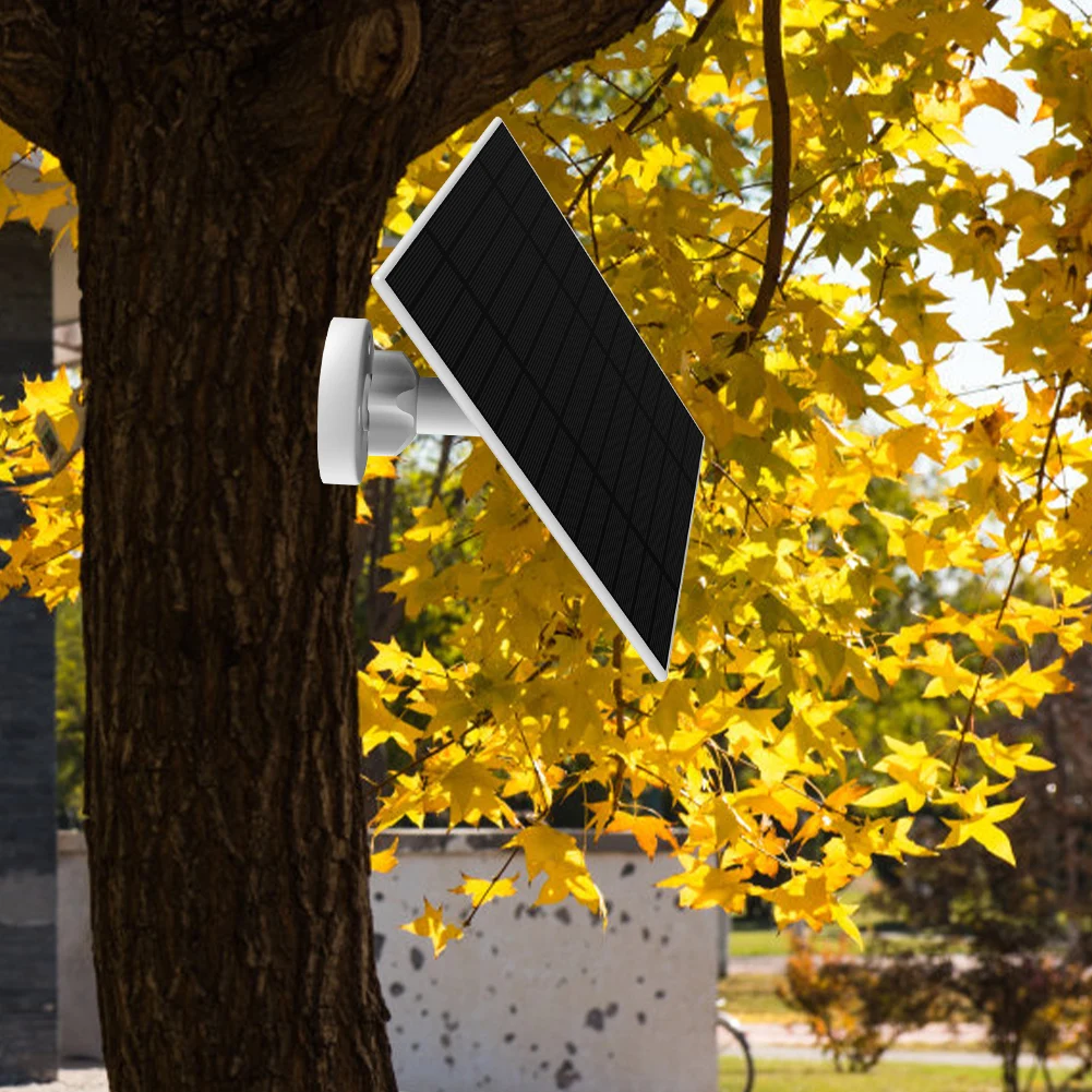 

Солнечная панель камеры 6 Вт IP66 Водонепроницаемое зарядное устройство для солнечной панели с зарядным кабелем 13,2 фута для камеры Ring Stick Up/Ring Spotlight Cam