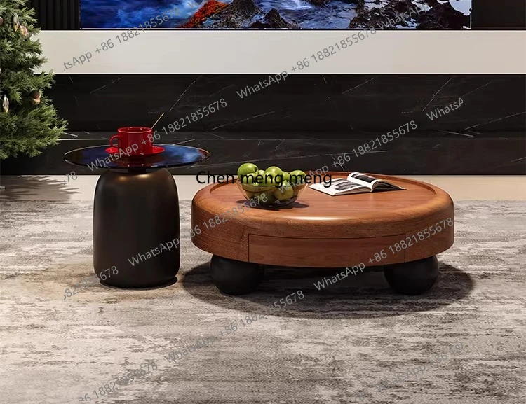 

Mid-Century Style Small Apartment French Retro Home Living Room Modern Simple, Light Luxury and High-End