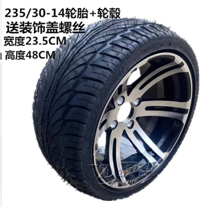 GO KART KARTING ATV UTV Buggy 26X9-14 26x11-14 Inch Dirt Bike Wheel Tyre Tire With Aluminum Alloy Hub