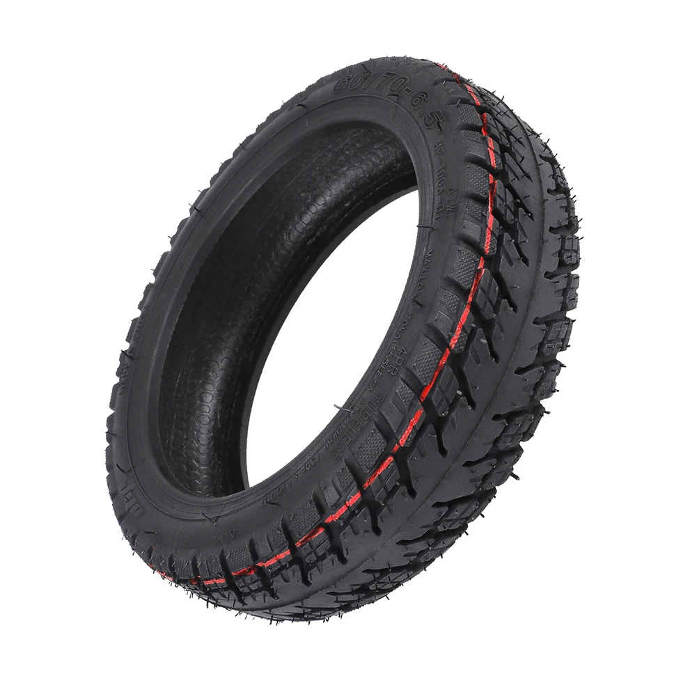 Practical Tire Tires Tubeless 60/70-6.5 600g Accessories Black Rubber Tool Useful 10 Inch E-bike Part Gas Nozzle