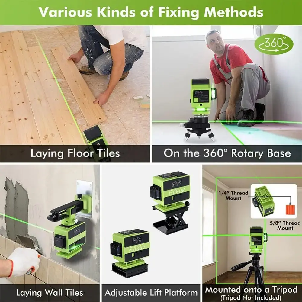8/12 Line Laser Level Protective Glass Universal Self Leveling Vertical Horizontal Lasers Waterproof 3D Laser Glass Protector