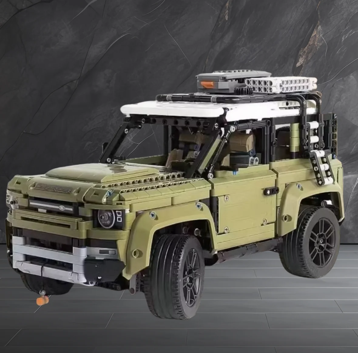 2025 neue Land Rover Defender Offroad-Bausteine im kreativen Stil, Puzzle-Set, Modell MAC,