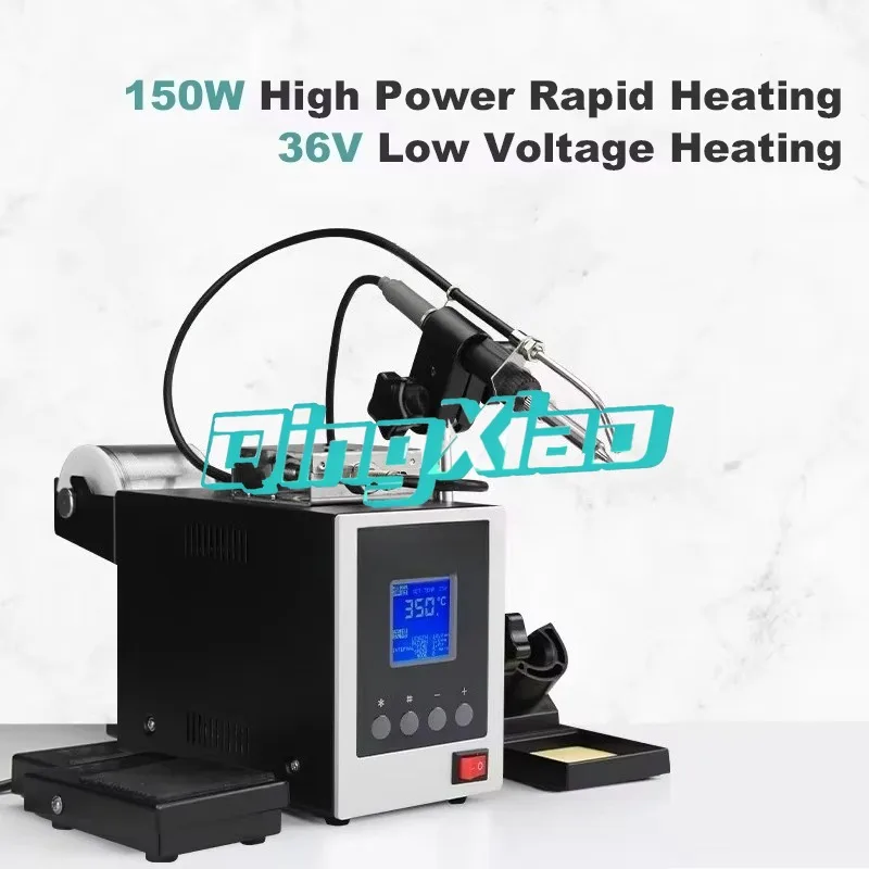 Automatic Soldering Machine High Power Foot Pedal Tin Out Iron Hand Press Tin Feed Constant Temperature Soldering Station