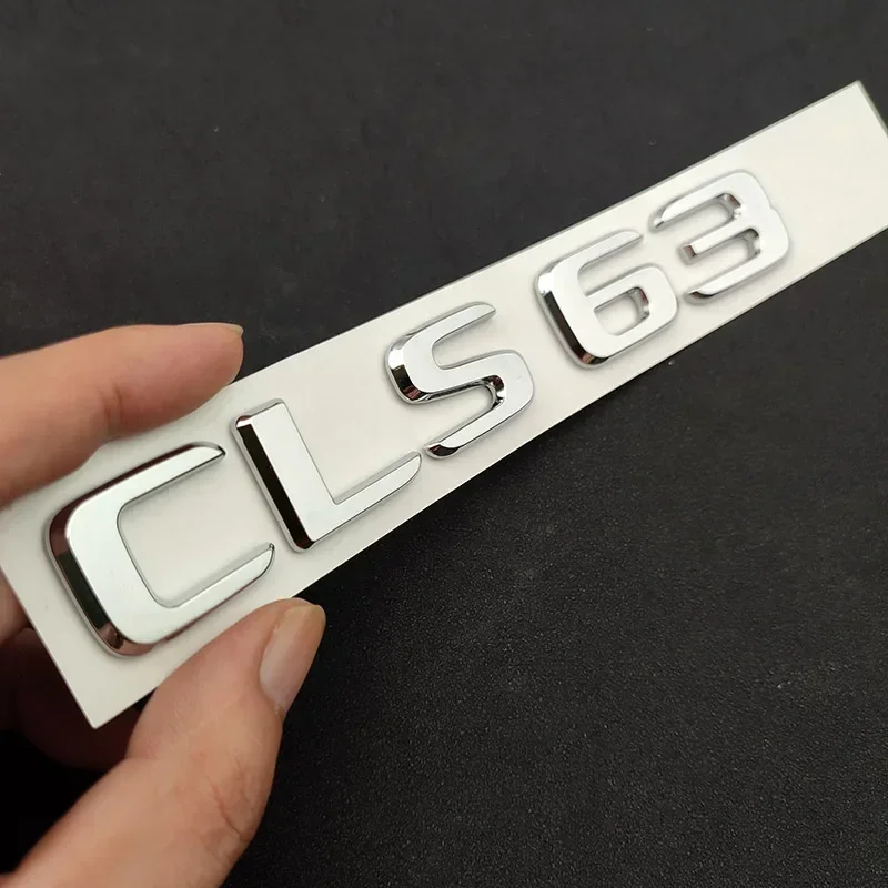 3d ABS Chrome Letters Car Rear Trunk Badge Sticker CLS53 CLS63 Emblem Logo Mercedes CLS 53 63 AMG W218 W219 Accessories HOT