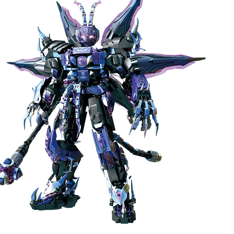 Blocs de construction de Robot chevalier de combat SunWukong Warrior Mech, figurine d'action en briques, jouet d'assemblage pour enfants et adultes, cadeau parfait