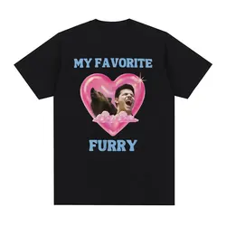 Jacob Black Is My Favorite Furry Twilight Meme T Shirt Men Women Fashion Aesthetic Tshirts Casual 100% Cotton T-shirt Streetwear