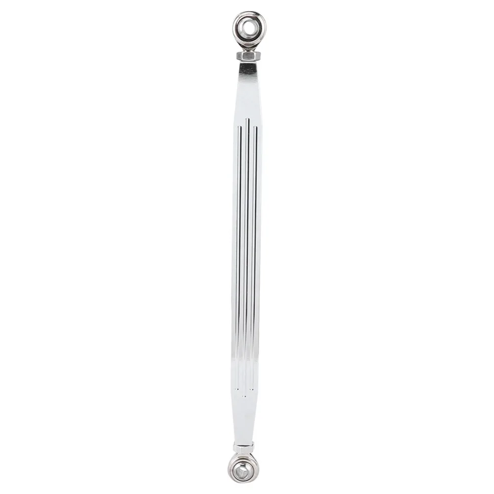 

Stripe Long Type Gear Shift Arm Lever Linkage Link Rod Silver
