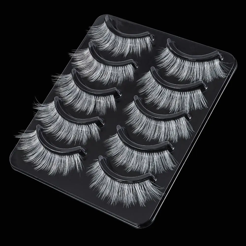 Nieuwe Lange Valse Wimpers Extension Tools Pluizige Witte Valse Wimpers Natuurlijke Cosplay Wimpers Valse Wimpers Kerst Cosplay