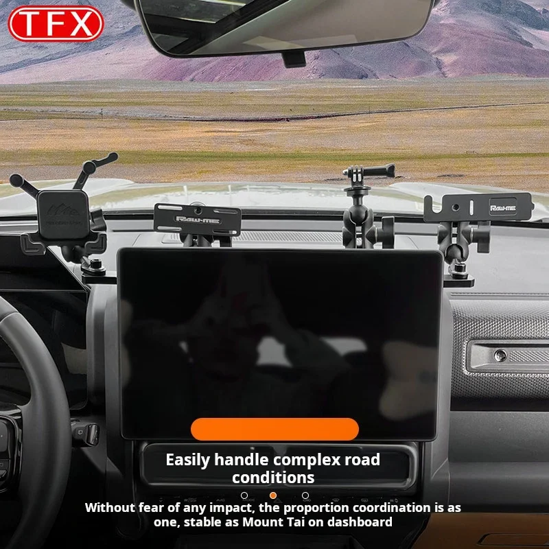 For Haval V7 Raptor Menglong 2025 2026 Car Styling Dashboard Phone Integrated Mounts Car Radio Walkie Talkies Holder Accessories