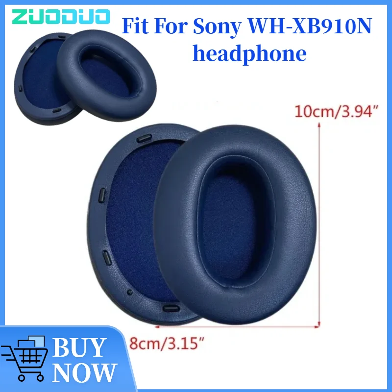 

ZUODUO Earphone Ear Pads For Sony WH-XB910N Earpads Sponge Soft Foam Cushion Replacement Headphones Accessories