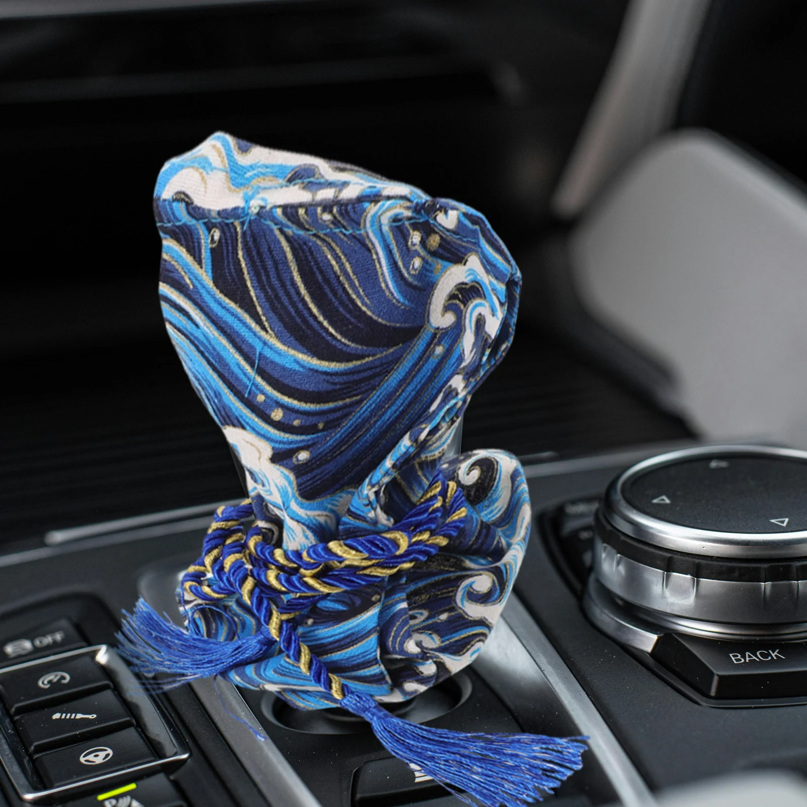 

Универсальный узор багажника переключения передач, чехол для ручного переключения передач, прочный тканевый фиксатор багажника переключения передач, аксессуары для салона автомобиля