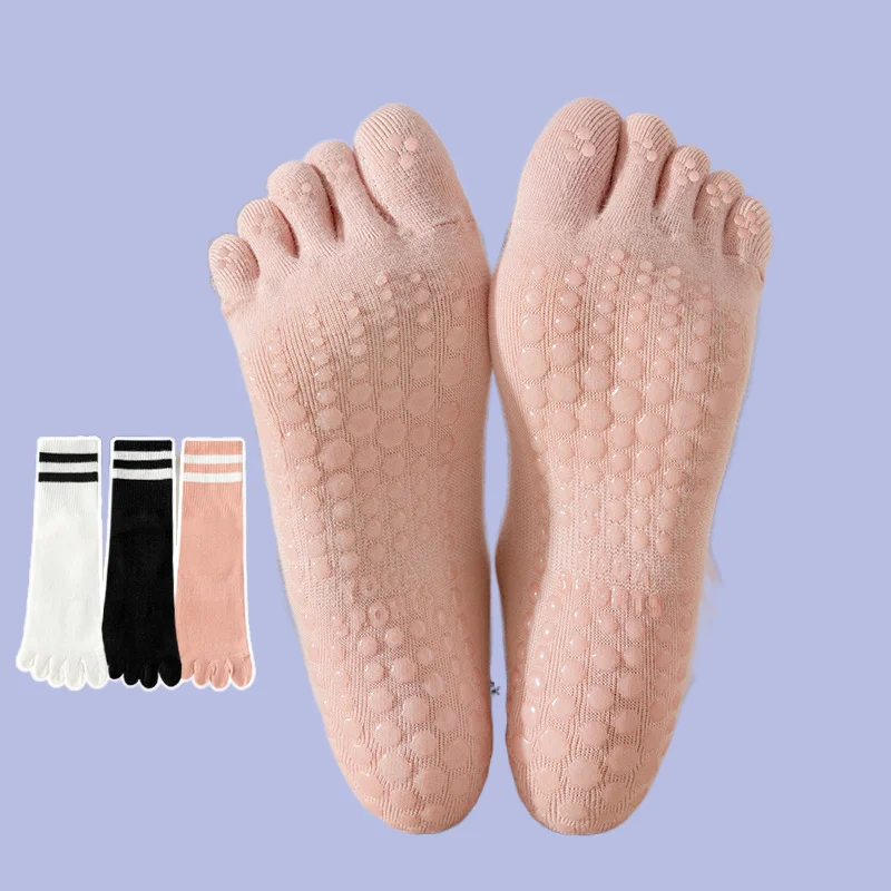 Chaussettes mi-tube respirantes pour femmes, fines, coordonnantes, chaussettes de yoga, automne, hiver, printemps, nouveau, 5/10 paires