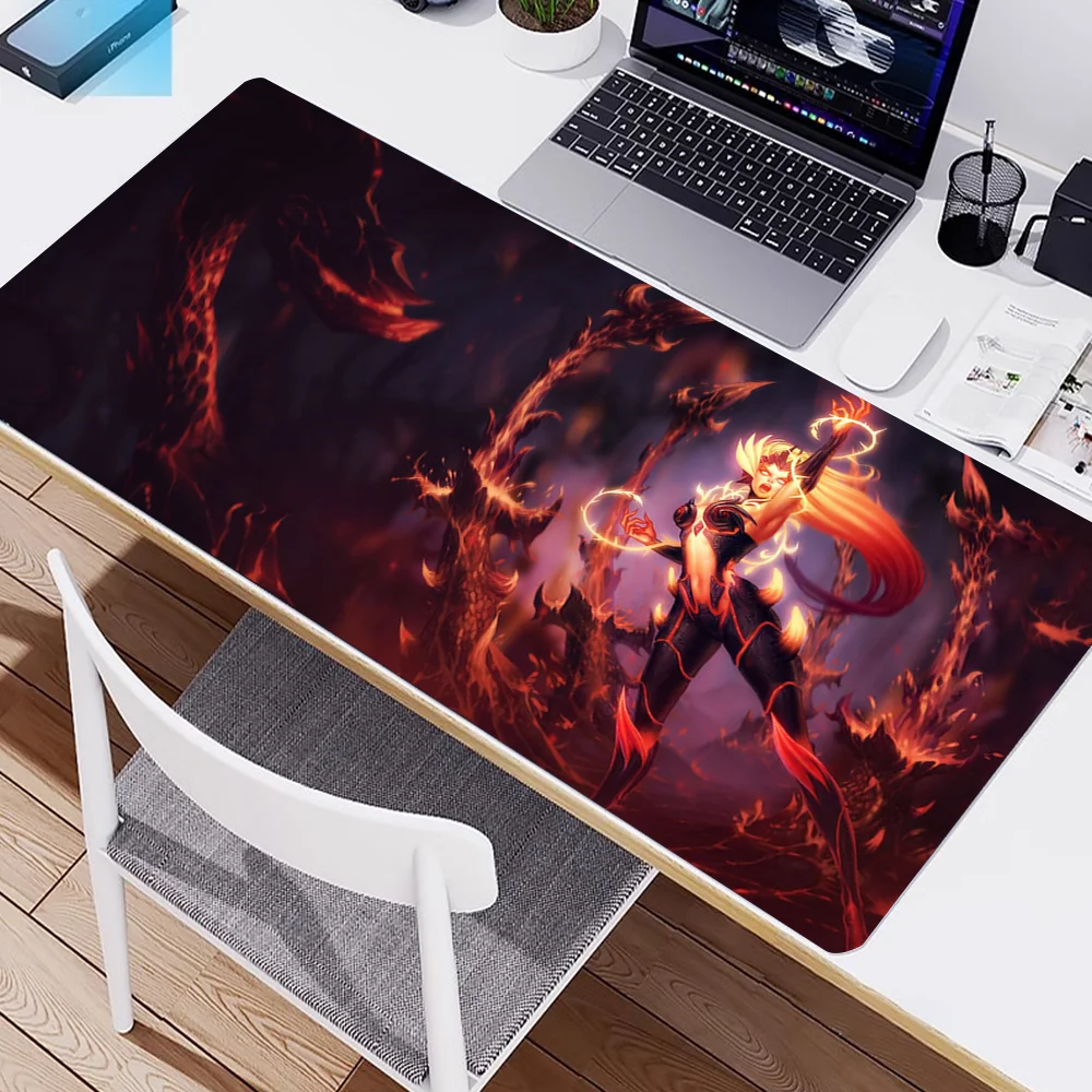 L-LOL Z-Zyra-a Mousepad Mousepad New Arrivals Large Gaming Mousepad L XL XXL Gamer Mouse Pad Size For Keyboards Mat