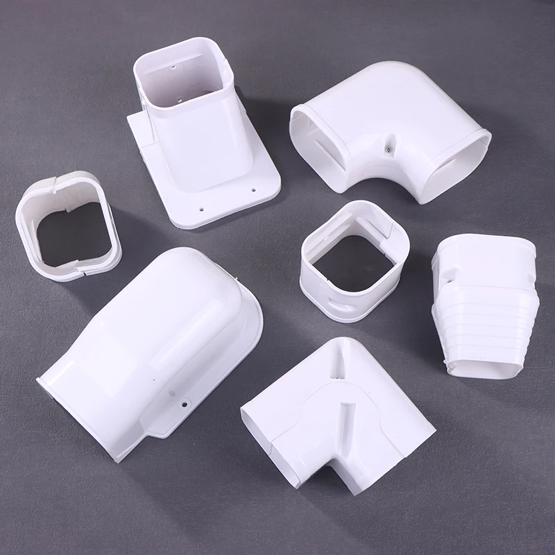 Air Conditioner Pipe Cover Sleeve - Decorative PVC Protection for Split & Central A/C Hoses, Easy Install Aesthetic Concealment