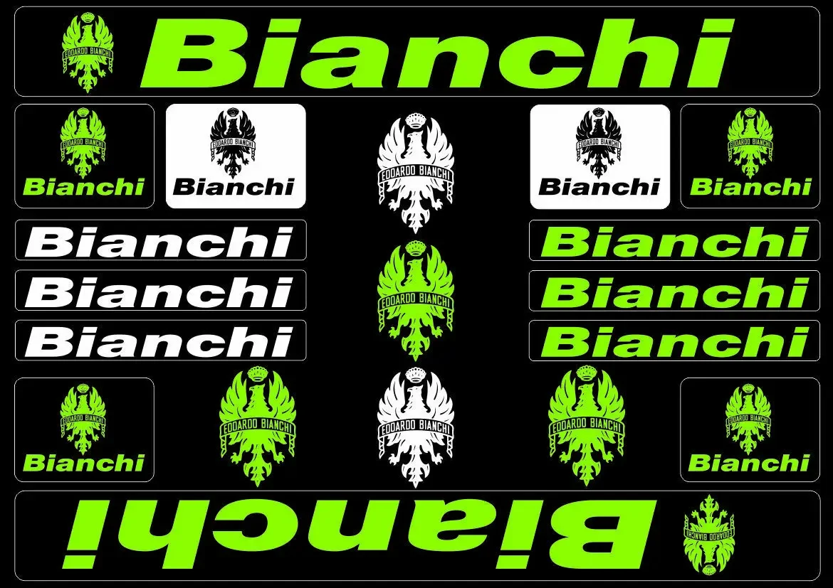 Car Sticker for Frame Stickers for Bianchi Bicycle Mountain Bike Road Bike MTB Cycling Decorative Sticker Decals,30cm