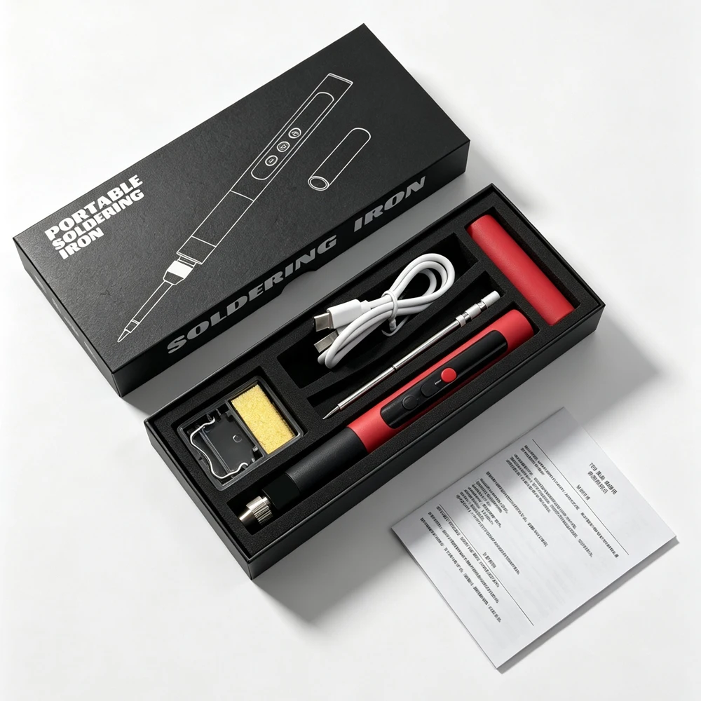 T65/C153 USB Digitaler Lötkolben Typ-C Digitaler Elektrischer Lötkolben mit Einstellbarer Temperatur DIY Heizung Reparatur Schweißwerkzeug – Detail 6
