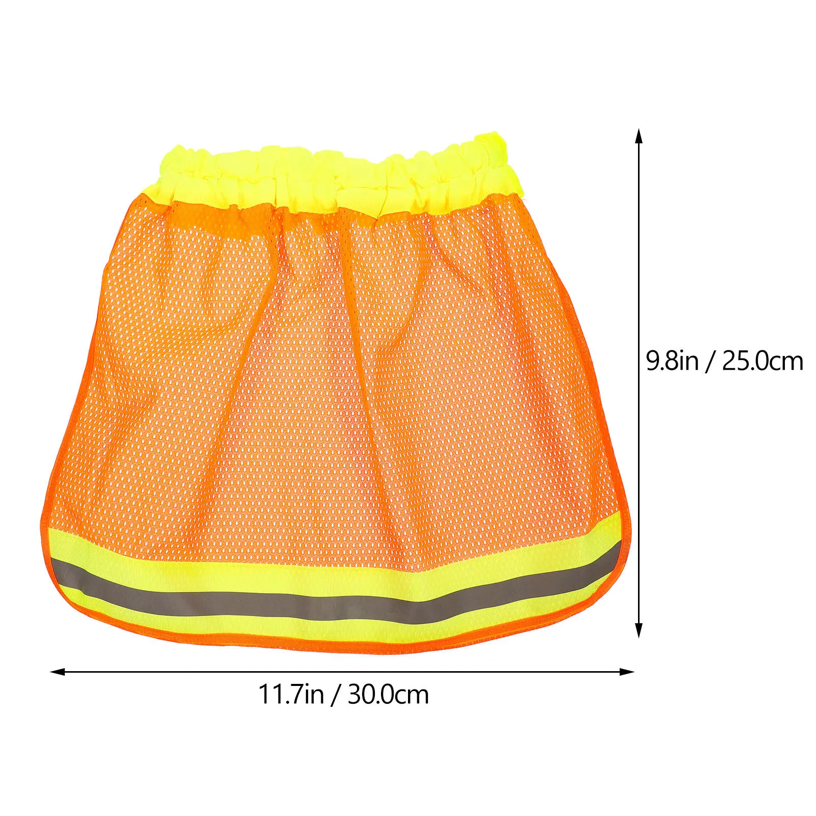 Reflective Hard Hat Shade Cover Lightweight Breathable Mesh Sun Visor for Construction Railway Gardening Hiking Cycling Hard Hat