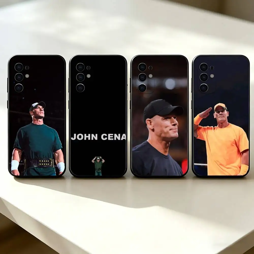 Wrestler J-John Cena Phone Case Black Silicone Soft For Samsung S25,S24,S21,S22,S23,S30,Ultra,S20,Plus,Fe,Lite