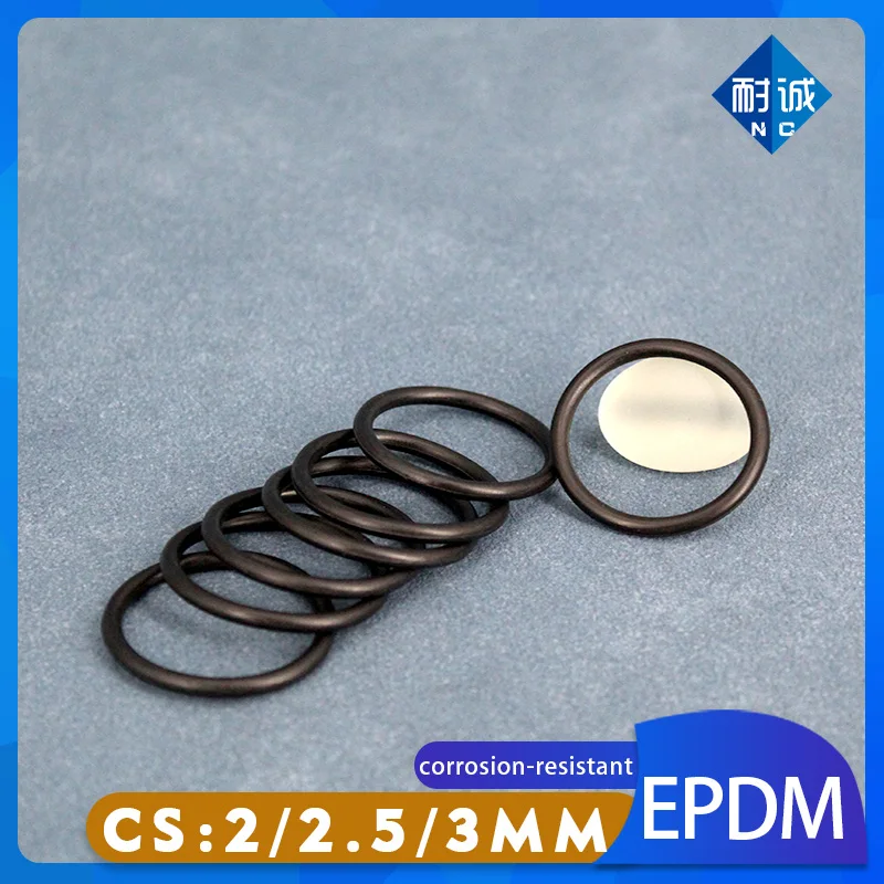 

Уплотнительное кольцо из EPDM, уплотнительное кольцо OD5-50 мм CS2/2.5/3 мм, устойчивость к кислотам и щелочам, водостойкость, черный, в наличии