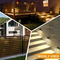 4-32 Pack LED Solar Step Lamp Path Stair Outdoor Garden Lights Waterproof Balcony Light Decoration for Patio Stair Fence Light ﻿ 5