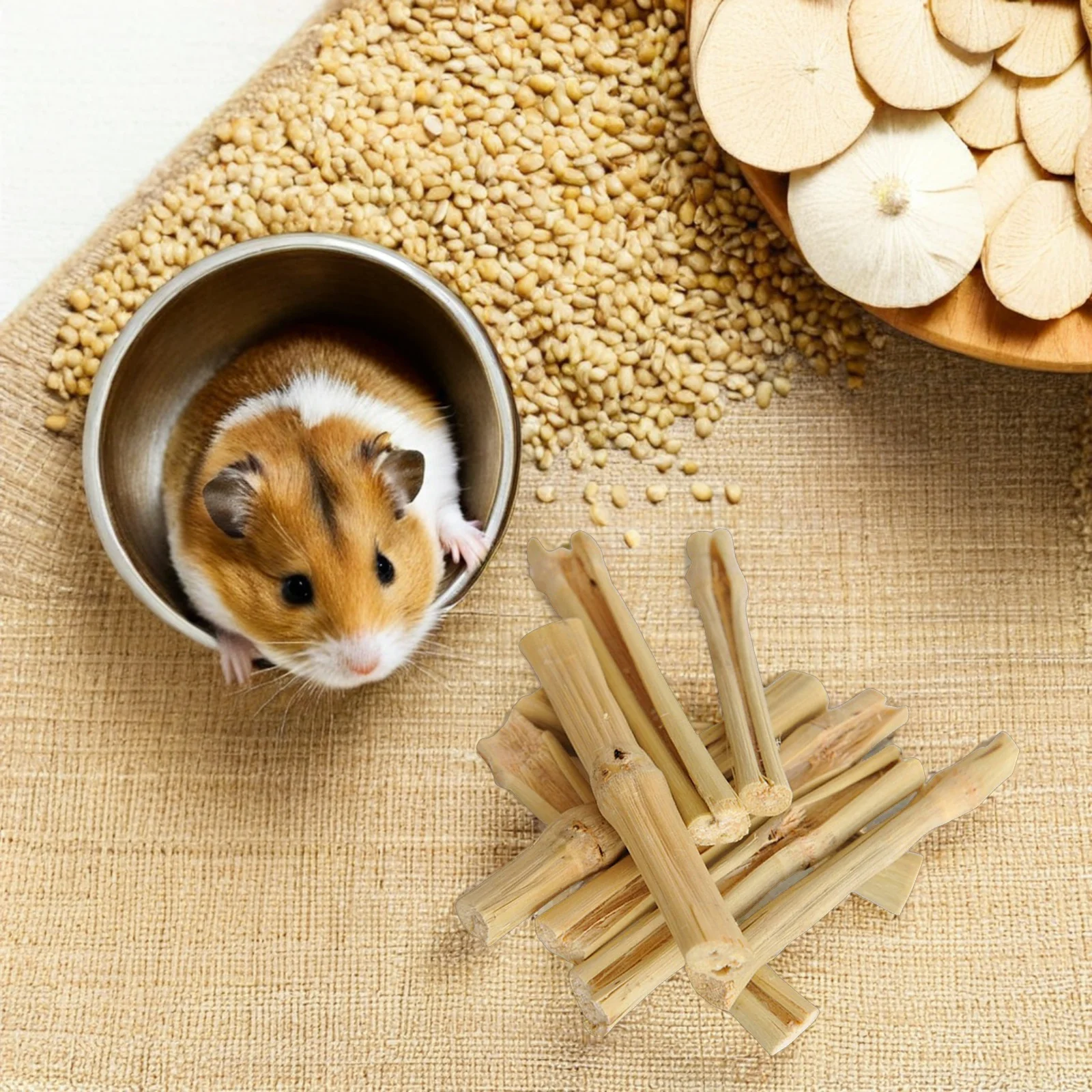 

1Pack 500g Stick Molar Rod Pet Snacks Chew Treats for Small Pets Teeth Health Molar Rod Pet Snacks