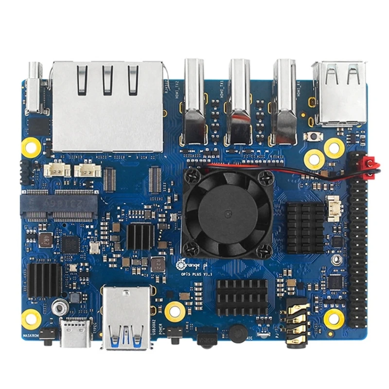 DN59 พัดลมระบายความร้อนที่ทนทานสำหรับ Orange 5 Development Cooler Cooling ฐานอลูมิเนียมความร้อน Thermal Conductive