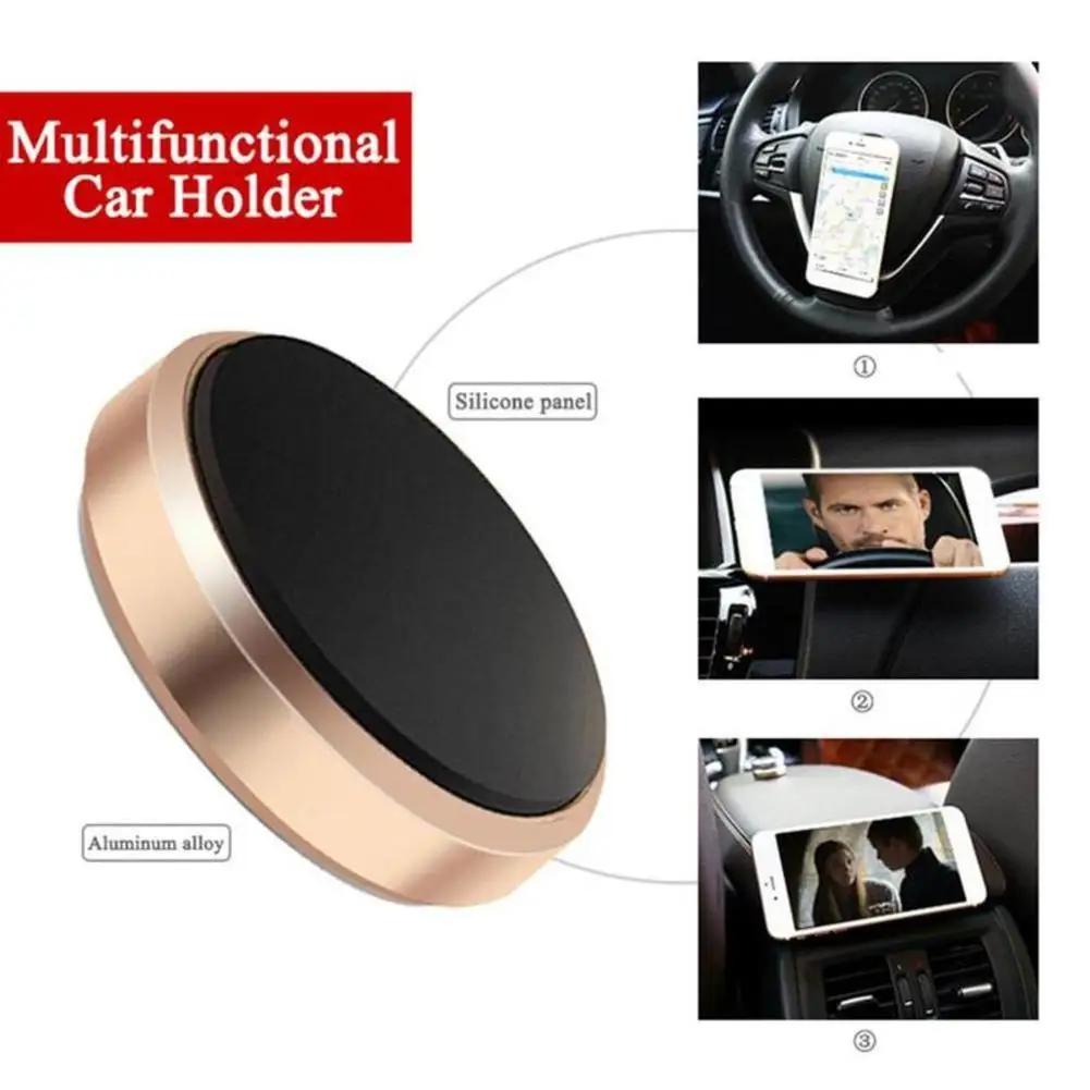 Magnetic Car Phone Holder Universal Car Phone Stand For IPhone Dashboard Wall Mounted Car Magnet Sticker