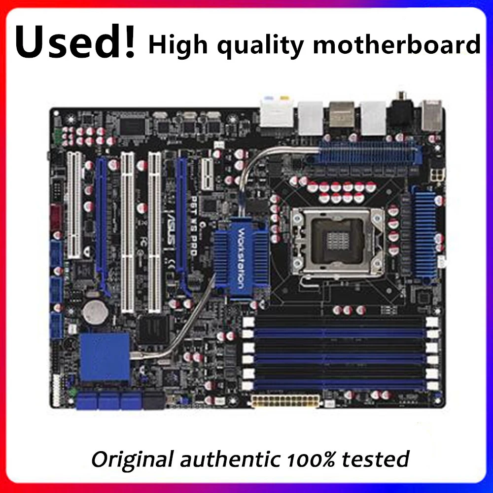 For ASUS P6T WS Pro Used original For Intel 5500 Server motherboard Socket LGA 1366 DDR3 X58 X58M Motherboard