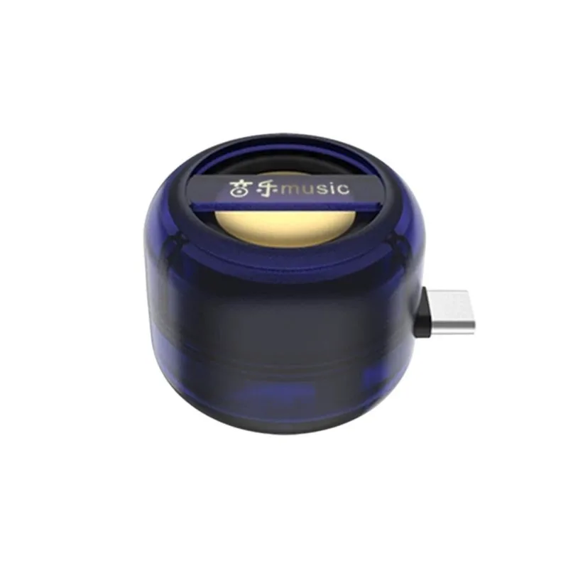 Super Sale Portable Mini Speaker Universal Type-C Sound Box Type-C Plug in Mobile Phone Amplifier External Subwoofer