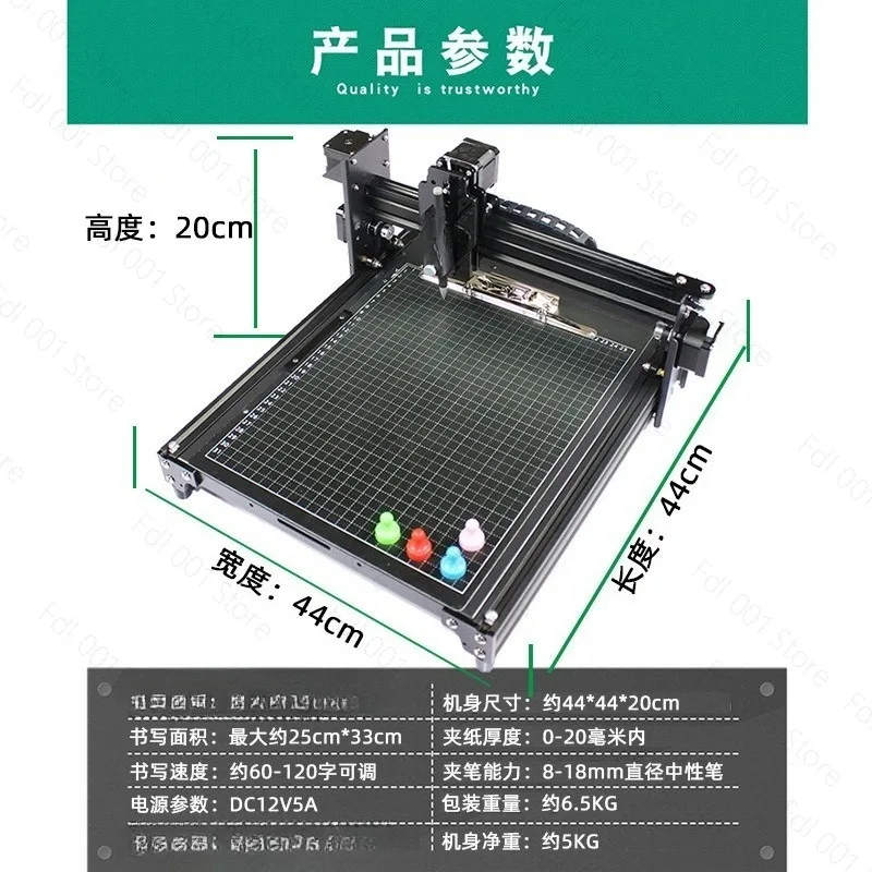 Automatic Intelligent Writing Robot Handwriting Machine Note Printer for Form Filling Lesson Plan Copying