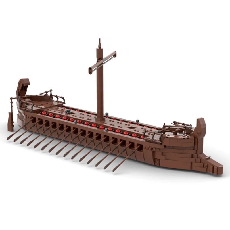 MOC Creative Expert Ideas Greek Ship Variant 2 Customized Technology Assembly Toy DIY Birthday Xmas Children Toys Gifts