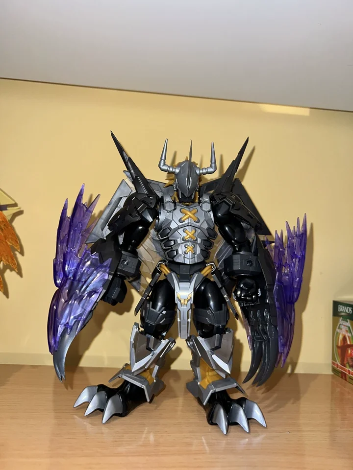 New Anime Digimon Greymon Battle Upgraded Version With Special Effects Parts DIY Assembled Model Ornaments Collectible Toy Gifts