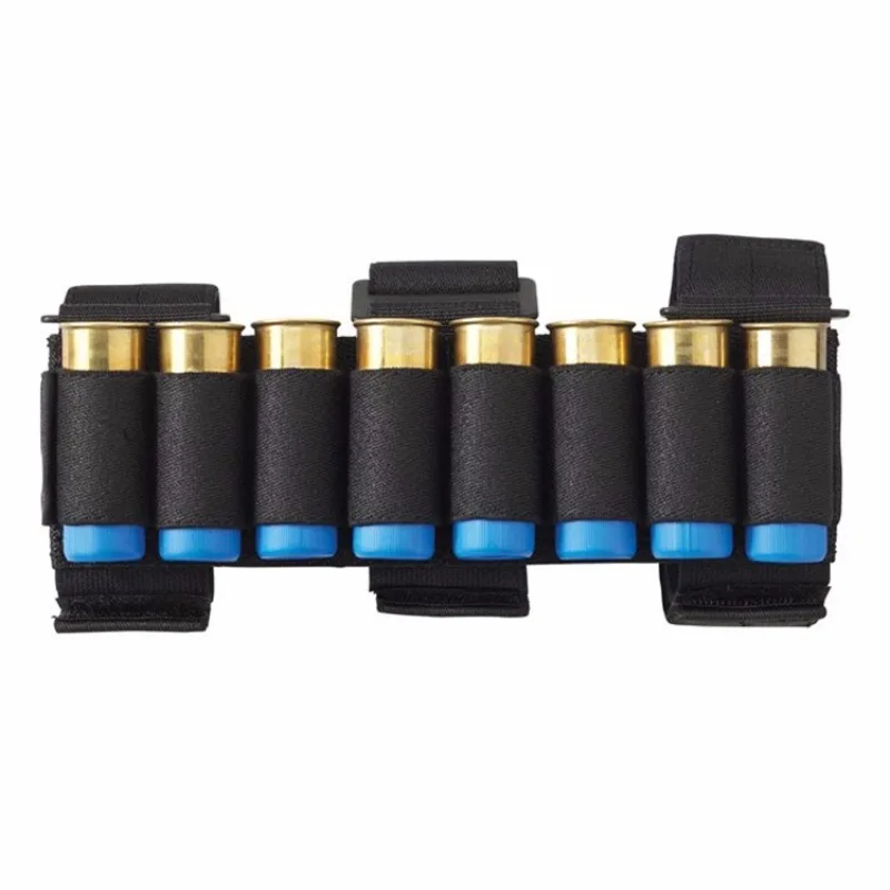 Outdoor Sports Hunting Ammo Carrier Shell Pouch Shotgun Bullet Holder Rifle Cartridge 8 Round Tactical Removable Arm Bullet Bag
