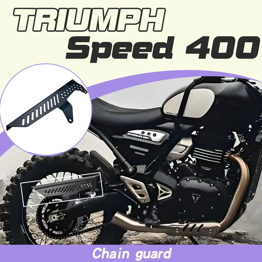 

Защита цепи CNC для Triumph Scrambler 400X/Speed ​ ​ 400 мотоциклов.