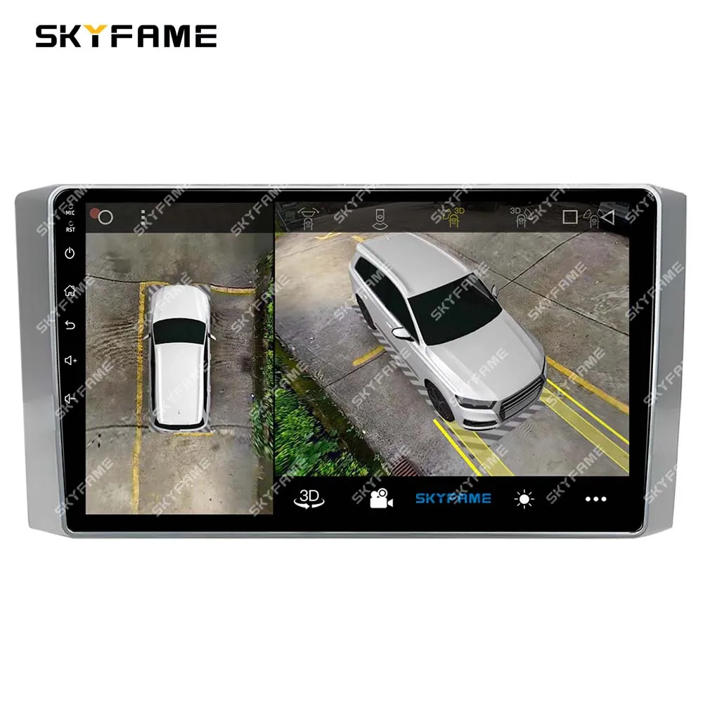 محول واجهة إطار سيارة SKYFAME ، راديو أندرويد ، طقم لوحة تركيب لوحة لوحة ، لفافة وتونلاند