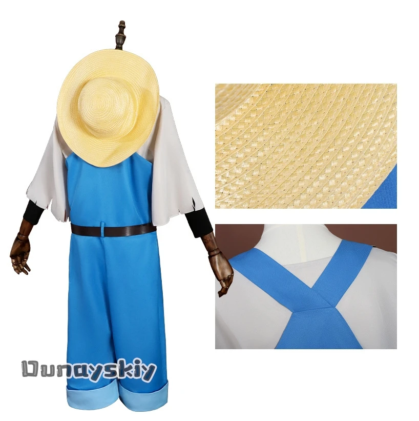 Cosplay Dogs Miyazawa Kenji Costume Miyazawa Kenji Strap Pants Jumpsuit Wig Fullset Halloween Carnival Theme Disguise Clothing view 5