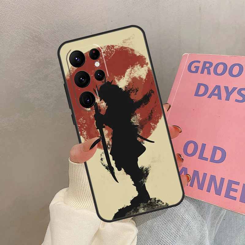 حافظة ساموراي واريور اليابانية لهاتف سامسونج جالاكسي S24 Ultra S20 S21 S22 S23 S25 Ultra S9 S10 Plus S25 FE #4