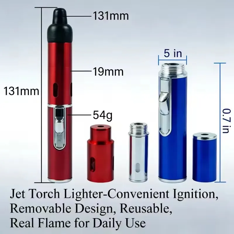 The Most Popular Multifunctional Aromatherapy Volcanic Stone Lighter Outdoor Portable Mini Metal Tube, Detachable for Cleaning