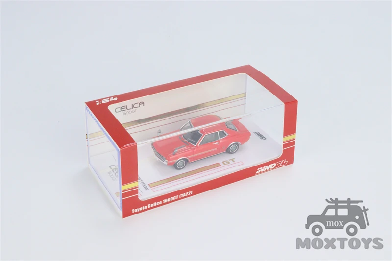 INNO 1:64  CELICA 1600 GT (TA22) Red Diecast Model Car