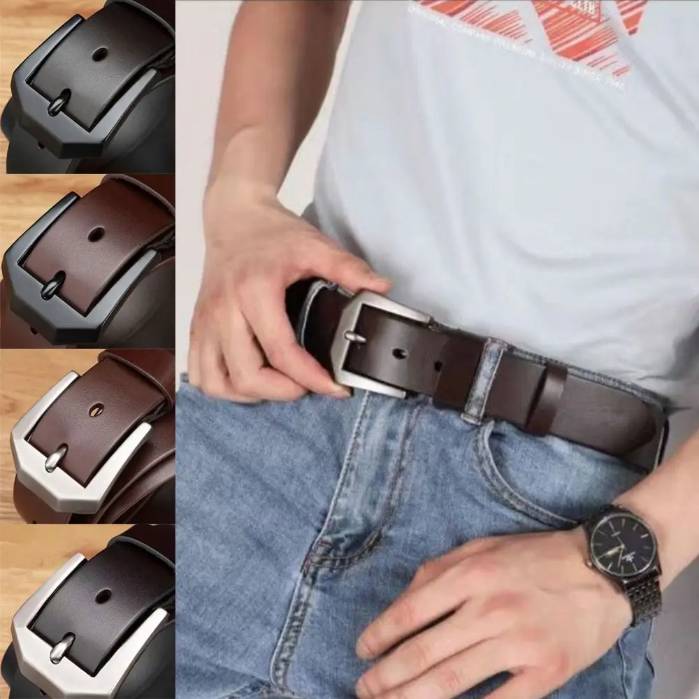 

Waist Decoration Versatile Business Leather Belt Luxury Brand Man Leisure Belt Suit Trouser Belts