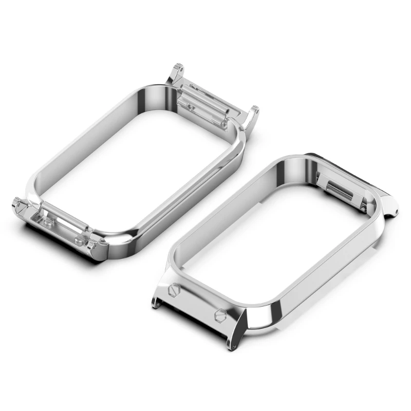 Smartwatch Metall Shell Protector Fall Ersatz Rahmen Stoßstange Strap Stecker Adapter Für Redmi band 2 band2 Uhr Zubehör