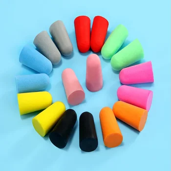 10คู่ Comfort โฟมนุ่มหูปลั๊ก Tapered Sleep ลดเสียงรบกวนป้องกันปลั๊กอุดหูเสียงฉนวนกันความร้อนป้องกันหู