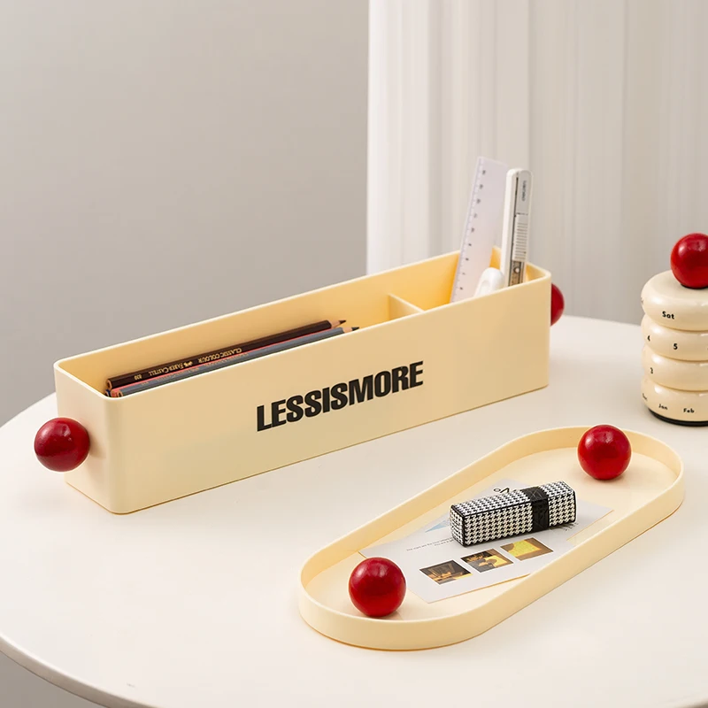 【EpeiusHome】Nordic Aromatherapy Tray Stationery Box Storage Combination Sundries Finishing Healing Ornaments