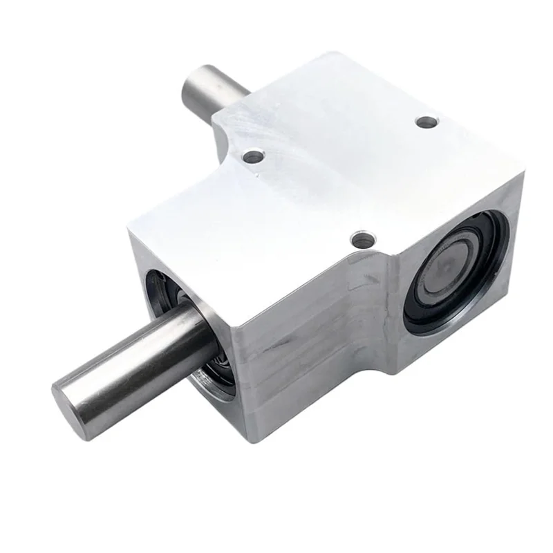 Gearbox-90 Degree Steering Gearbox-1.5M 19T Spiral Bevel Reversing Corner Device 1 To 1 15Mm Output Shaft Gear Set Commutat