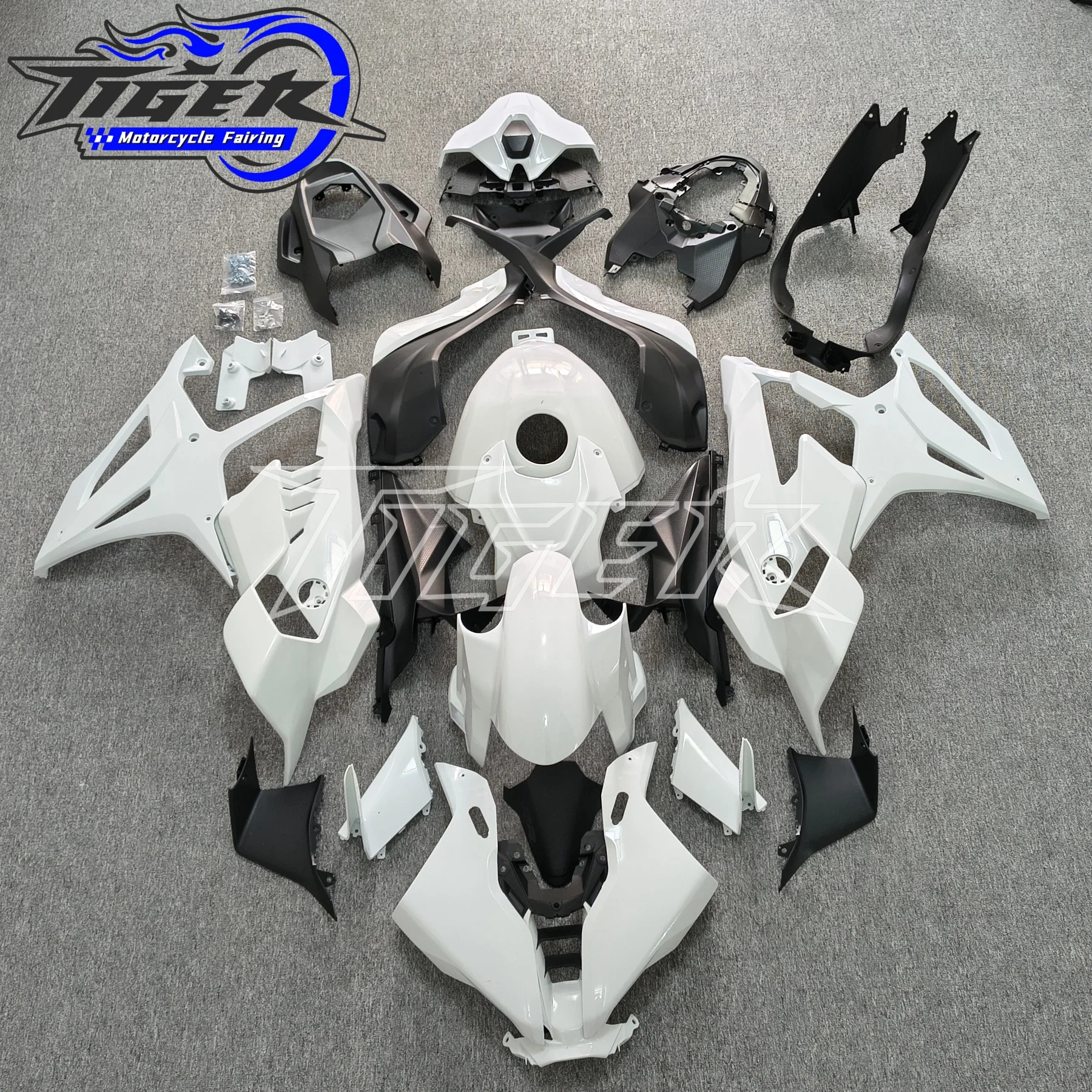 Protective Motorcycle Fairing Kit for BMW S1000RR 2023 2024 Full Cover Fairing S1000 RR 23 24 Painted Fluorescent Yellow Body