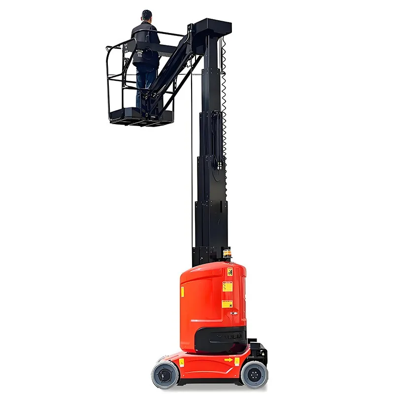 9,2 Meter lange Luftarbeitsbühne mit fliegendem Arm, elektrischer Kurbelarmlift